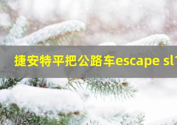 捷安特平把公路车escape sl1